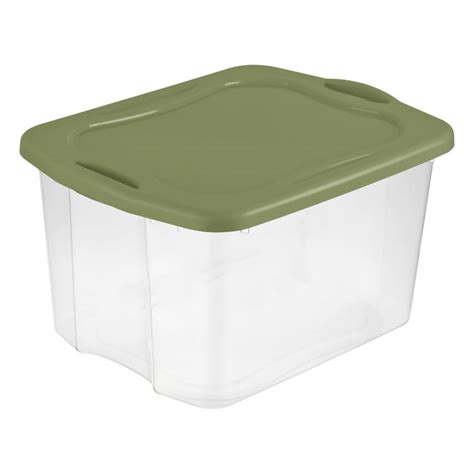 Sterilite 70 Qt Ez Carry Plastic Clearsage Legume