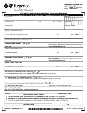 Fillable Online Online Qualifying Eligibility Affidavit From Form Fax