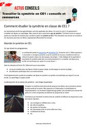 Géométrie Actualités et Conseils Enseignants