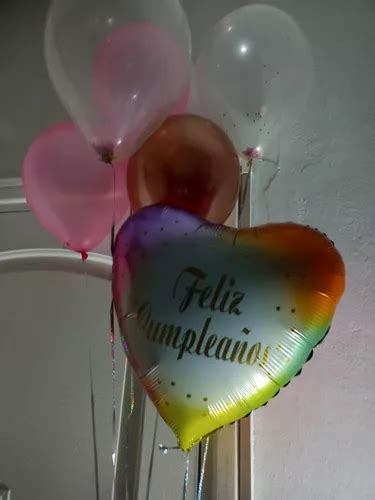 Globo Apto Helio Latex Confeti X Metalizados X Bouquet Mercadolibre