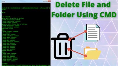 How To Delete File And Folder Using CMD Command Prompt YouTube