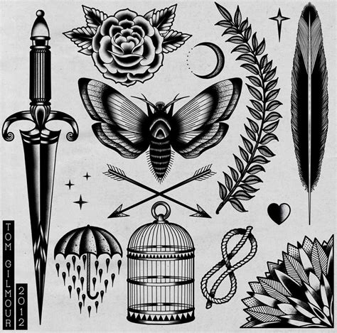 black and grey traditional tattoo ideas - Deidre Juarez