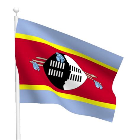 Swaziland Flag (Heavy Duty Nylon Flag)