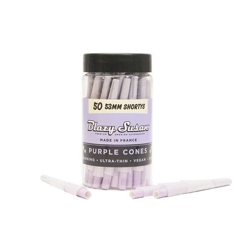 Shorty Purple Pre Rolled Cones Count Blazy Susan