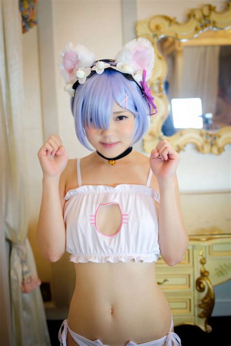 Sexy Rem Ero Cosplay Has Pussy Keyhole Lingerie Sankaku Complex