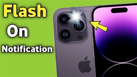 Iphone Notification Flashlight Setting Notification Aane Par Flash