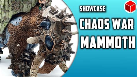 Chaos War Mammoth Showcase Old Forgeworld Miniature For Age Of Sigmar