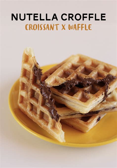 Nutella Croffle – A Croissant x Waffle - Love Swah