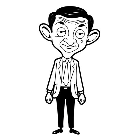 Mr Bean Da Colorare - 20 disegni Mr. Bean da colorare - PDF Gratis per Bambini