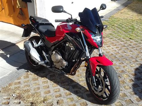 Honda CBF Naked Bike in Rot gebraucht in Hofgeismar für
