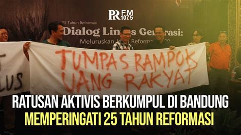 Ratusan Aktivis Lintas Generasi Berkumpul Di Bandung Memperingati