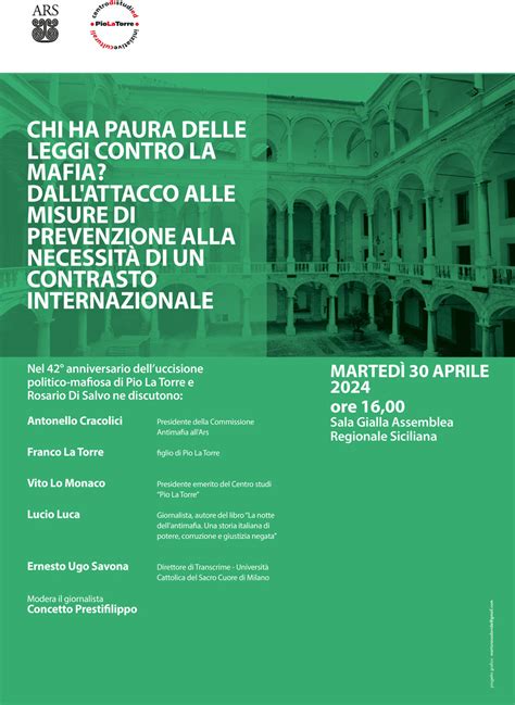 Palermo Dal 16 Al 30 Aprile Al Via Agli Eventi Per Il 42