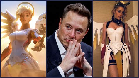 "I can see the manufacturing defects" Overwatch's Mercy trolls Elon ...