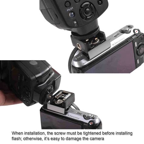 Universal Hot Shoe Mount Adapter For Nikon Flash Sony Nex C Camera