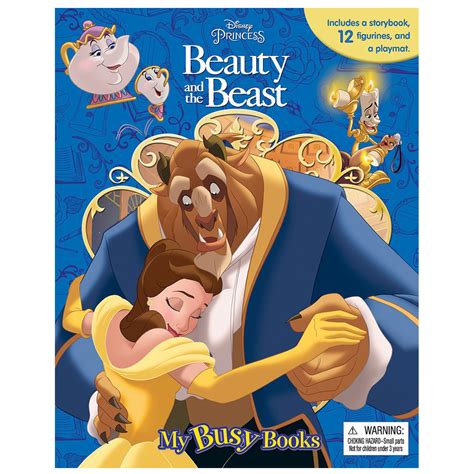 Phidal Disney Beauty The Beast My Busy Book Multi Color