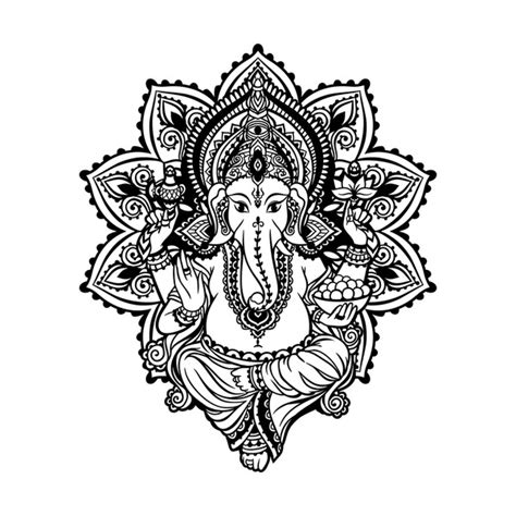 Black White Ganesh: Over 2,242 Royalty-Free Licensable Stock ...