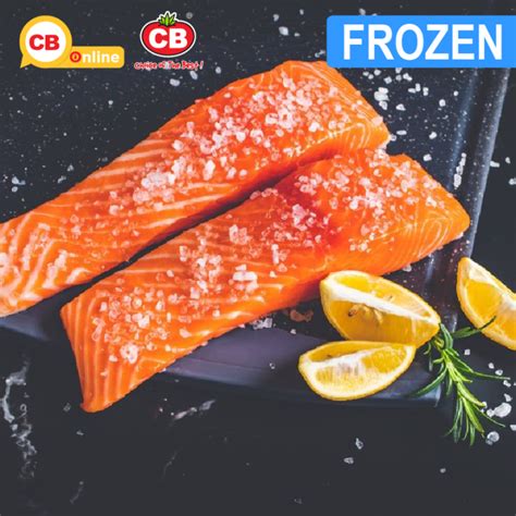 Frozen Salmon Fillet Portion Cut G G Ikan Salmon Fillet Cb