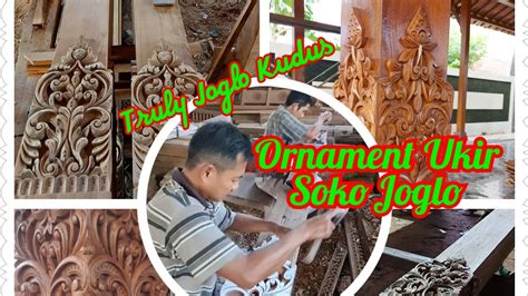 Proses Ukir Soko Rumah Joglo Kayu Jati Lawasan Extra Ornament By