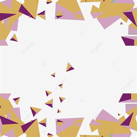 Geometric Border Clipart Vector, Colorful Geometric Border Texture ...