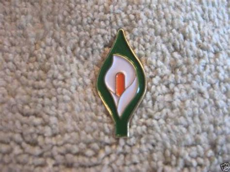 Easter Lily Pin Irish Freedom Badge Tri Color Ireland Ebay