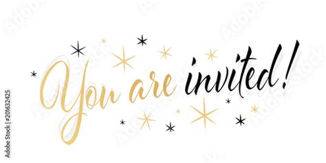 You are invited Stock Vector | Adobe Stock