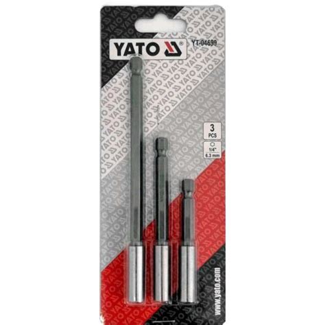 Держатель бит магнитный Yato 1/4" x 1/4" 3 шт. (YT-04699) - купить с ...