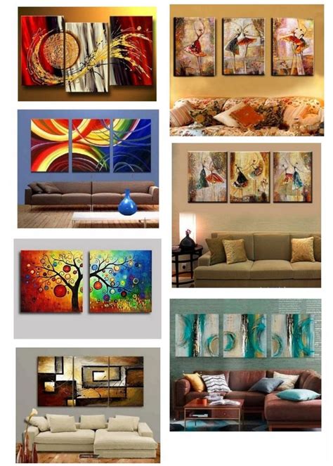 Extra Large Hand Painted Art Paintings For Home Decoration Large Wall