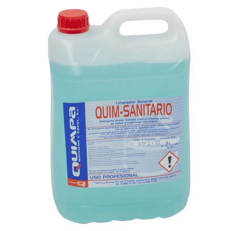 Quim Sanitario Fregasuelos Higienizante Mbito Sanitario Envase Litros