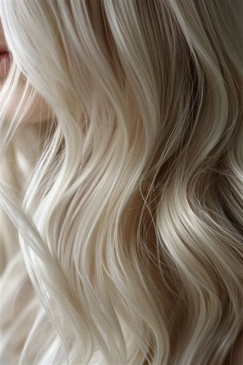 Blonde Woman With Long Wavy Hair Stock Image Image Of Beauty Chic