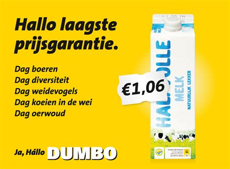 Dagblad De Pers Milieudefensie Jumbo Melk Advertentie Campagne Graphic