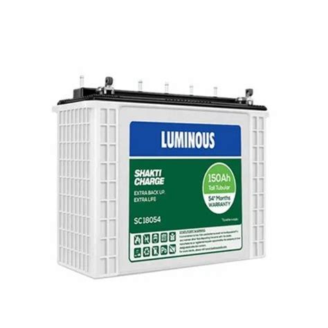 Ah Luminous Shakti Charge Sc Tall Tubular Inverter Battery