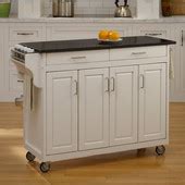 White Kitchen Island Cart Granite Top Juameno