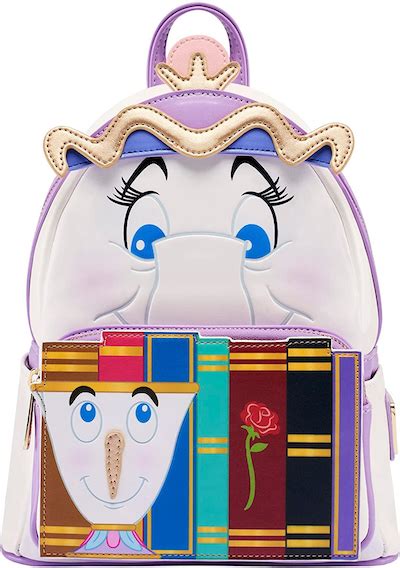 Amazon Exclusive Mrs Potts And Chip Loungefly Backpack Wallet Now