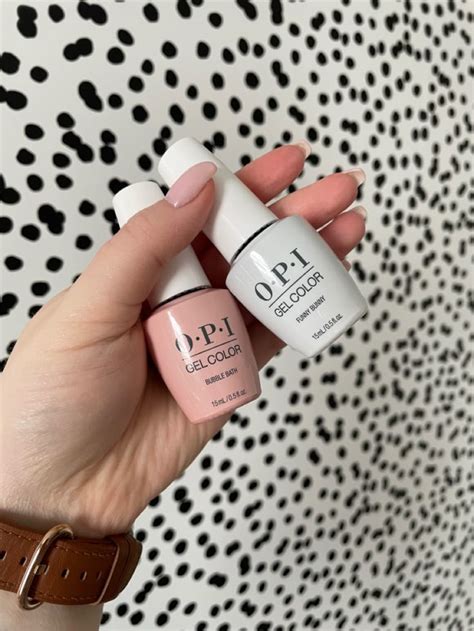 OPI GelColor Bubble Bath Nude Curated On LTK Opi Gel Nail Colors Opi Gel Nails Baby Pink