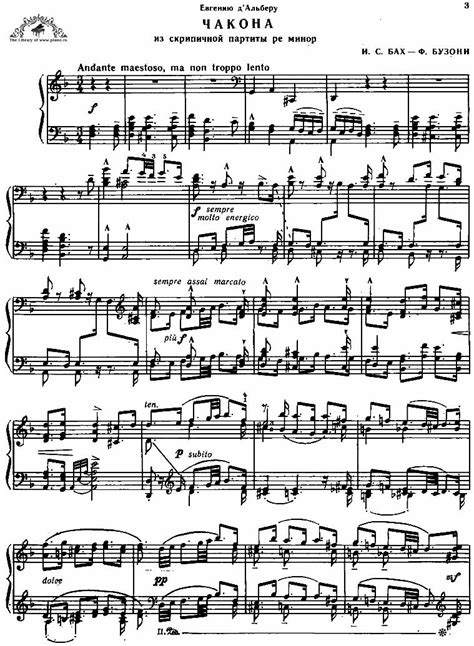 Pdf Bach Chaconne Arrangement For Piano By Busoni Pdfslide Net