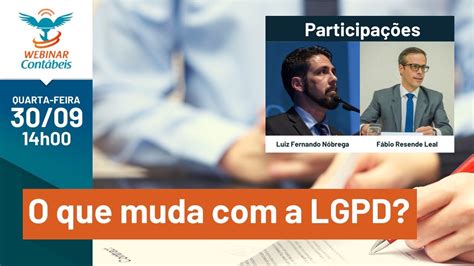 LGPD O que muda após o início da vigência da Lei YouTube