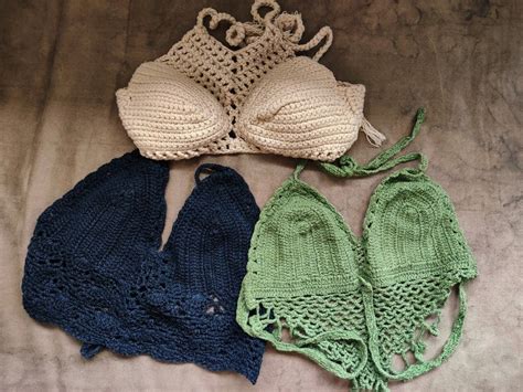 Crochet Top Bikini Bundle Women S Fashion Swimwear Bikinis Swimsuits On Carousell