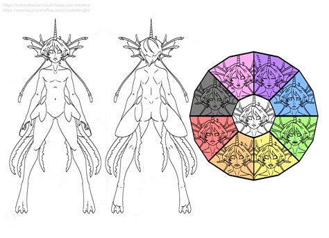 C Chroma Ref Sheet For Raynie Springs Uncolored By Crouton