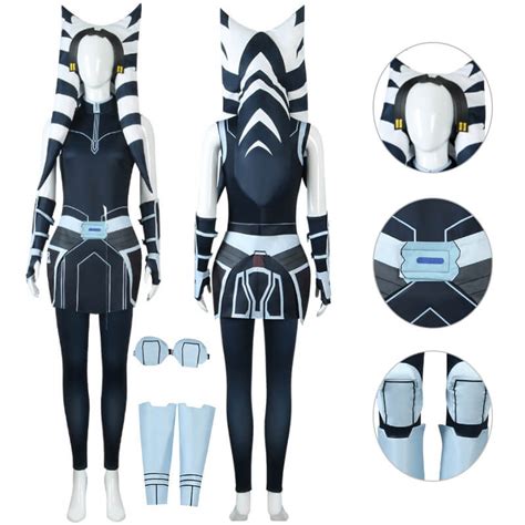 Ahsoka Tano Costume Adults Ahsoka Cosplay Outfit Kids Halloween Carvin ...