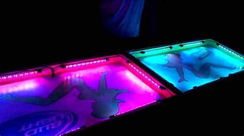 Led Beer Pong Table Youtube