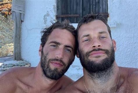 Photo Simon Porte Jacquemus et son compagnon Marco Maestri Août 2019