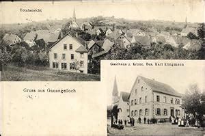 Ansichtskarte Postkarte Gauangelloch Leimen In Baden Gasthaus Zur