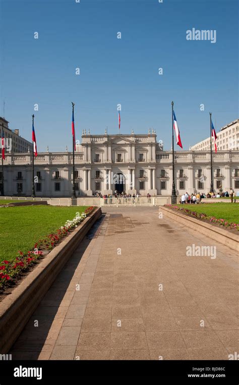 La Moneda Palace Seat Of The President Of The Republic Of Chile