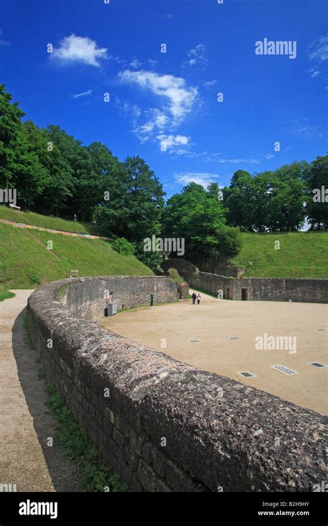 Roman Amphitheatre Trier Stock Photo Alamy