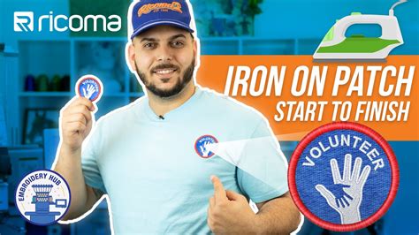 Embroidered Iron On Patch Tutorial Make Uniforms Fast Ricoma