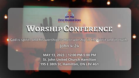 Worship Conference | May 13, 2023