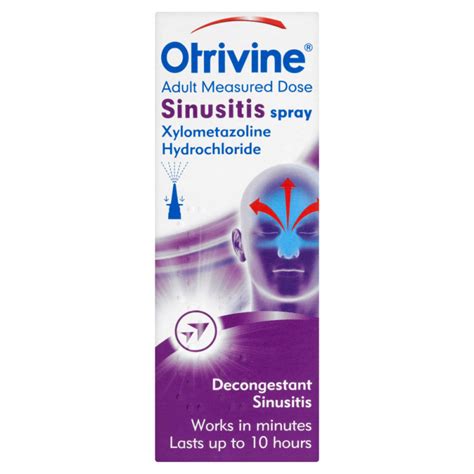 Buy Otrivine Adult Measured Dose Sinusitis Relief Nasal Spray 10ml