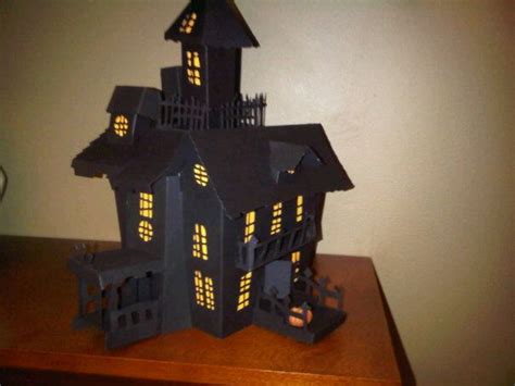 Papercraft 3d Haunted House Haunted House Diy Haunted House