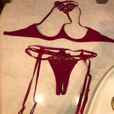 Red Lingerie Set Gem