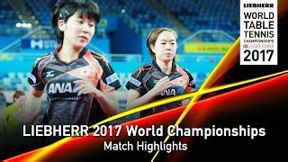 VideoDING NingLIU Shiwen VS MIU HiranoKASUMI Ishikawa LIEBHERR